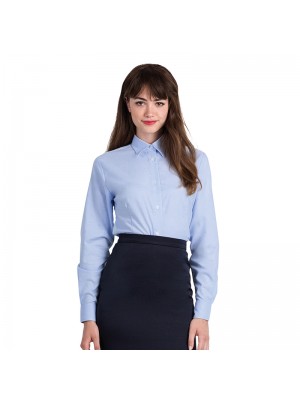 Plain Oxford long sleeve /women B&C 135 GSM